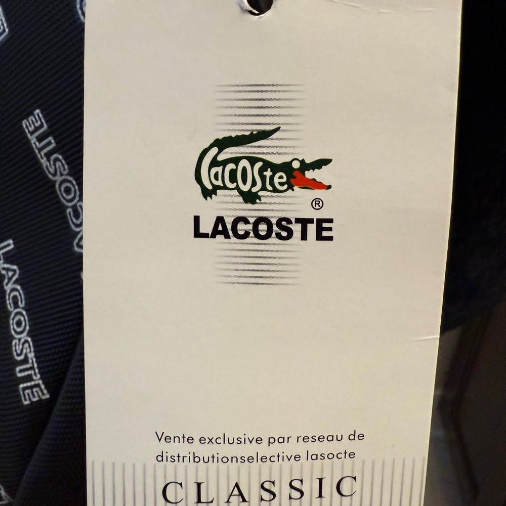 LACOSTE Monogram Print Crossbody Bag NWT 🎁 - Picture 4 of 8